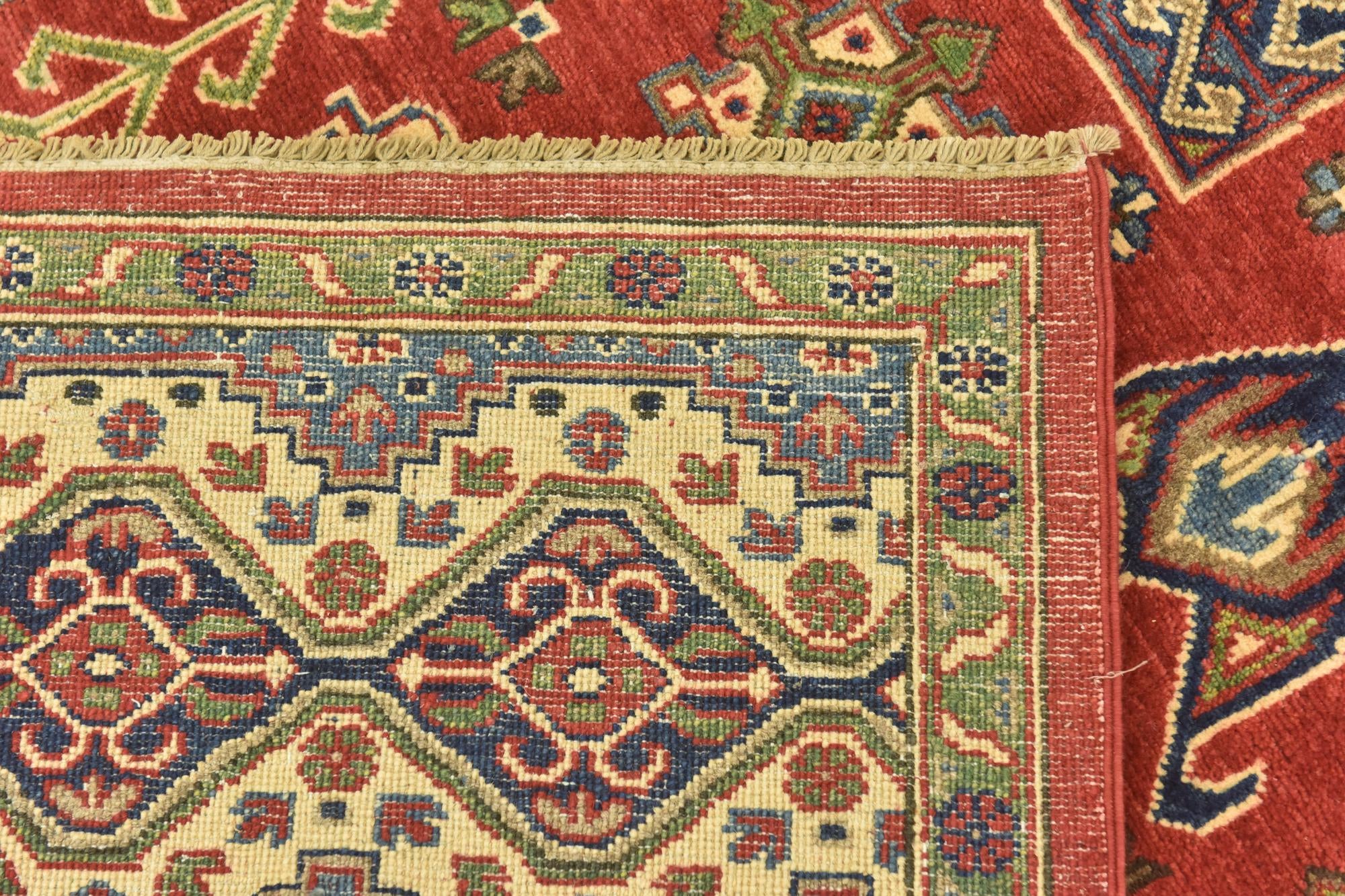6' 7 x 9' 7 Hand Knotted Kazak Rug