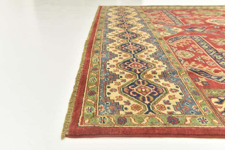 6' 7 x 9' 7 Hand Knotted Kazak Rug
