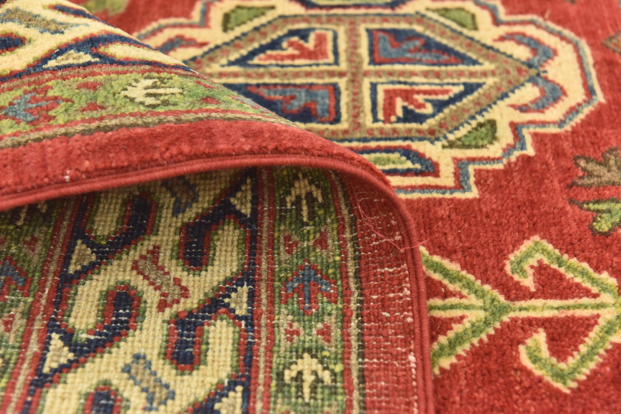 6' 7 x 9' 7 Hand Knotted Kazak Rug