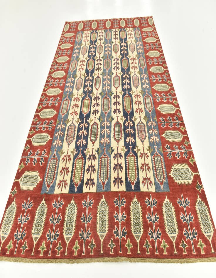 Detail image of 6' 7 x 9' 7  Hand Knotted Kazak Rug