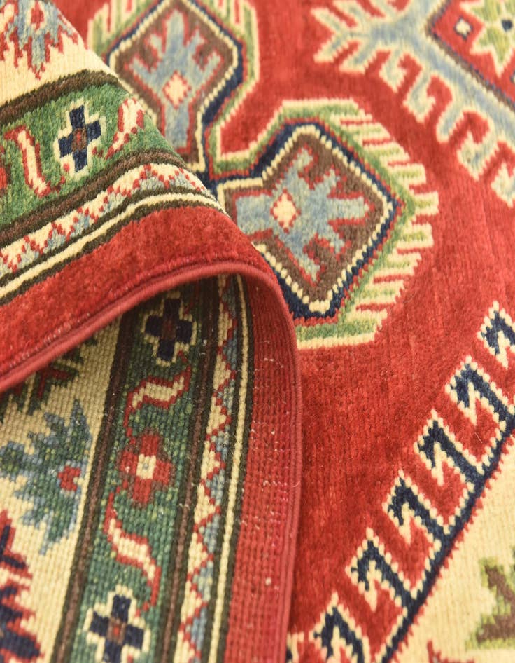Detail image of 5' 10 x 8' 10  Hand Knotted Kazak Rug