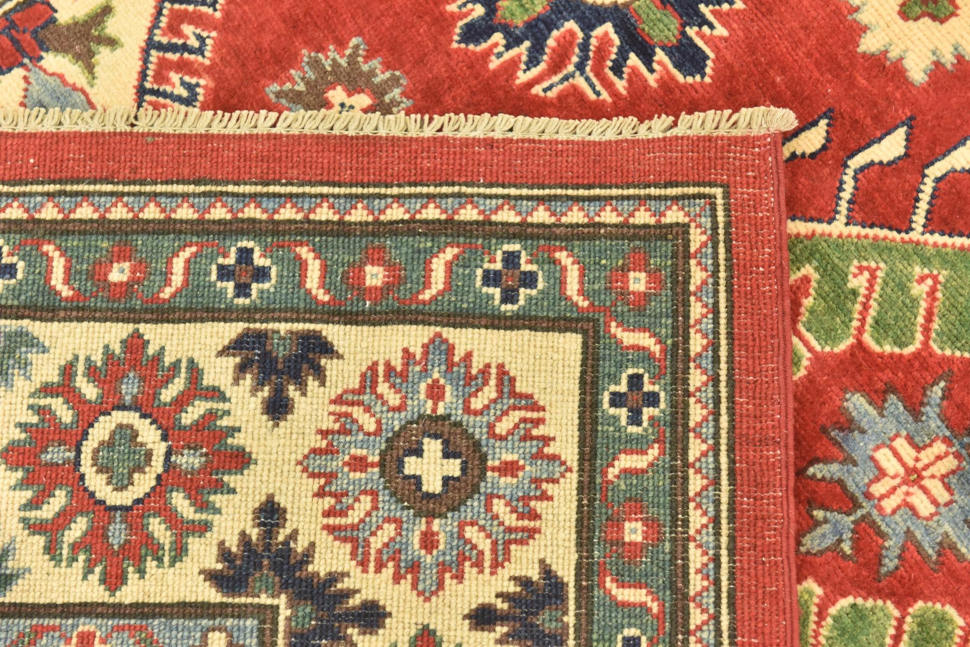 5' 10 x 8' 10 Hand Knotted Kazak Rug