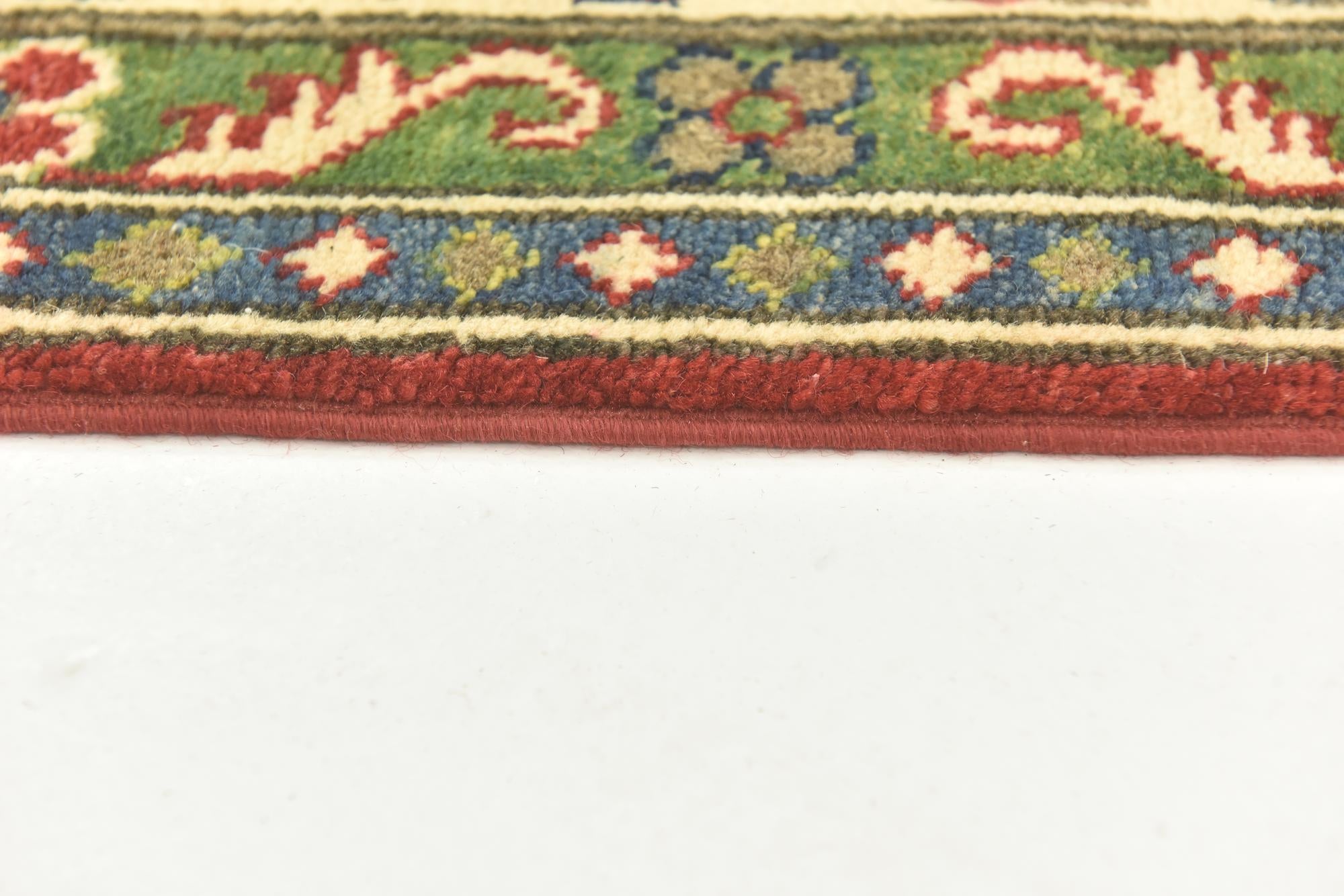 5' 7 x 7' 8 Hand Knotted Kazak Rug