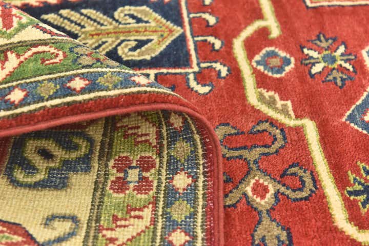 5' 7 x 7' 8 Hand Knotted Kazak Rug