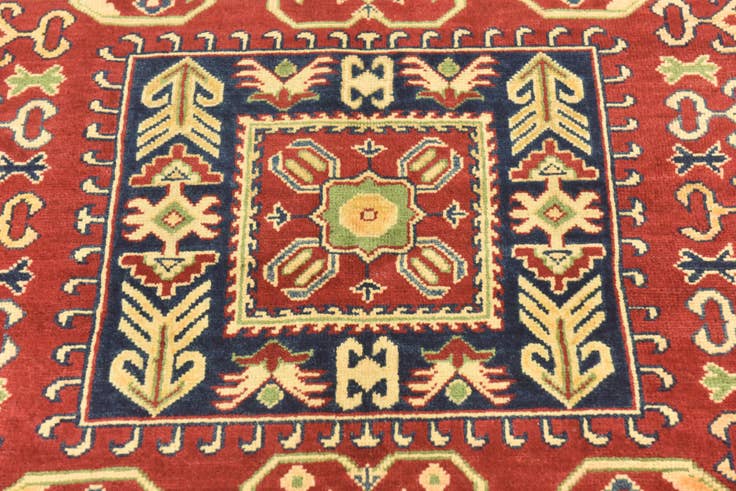Detail image of 5' 7 x 7' 8 Hand Knotted Kazak Rug