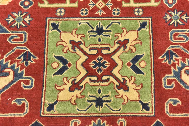 Detail image of 5' 7 x 7' 8 Hand Knotted Kazak Rug