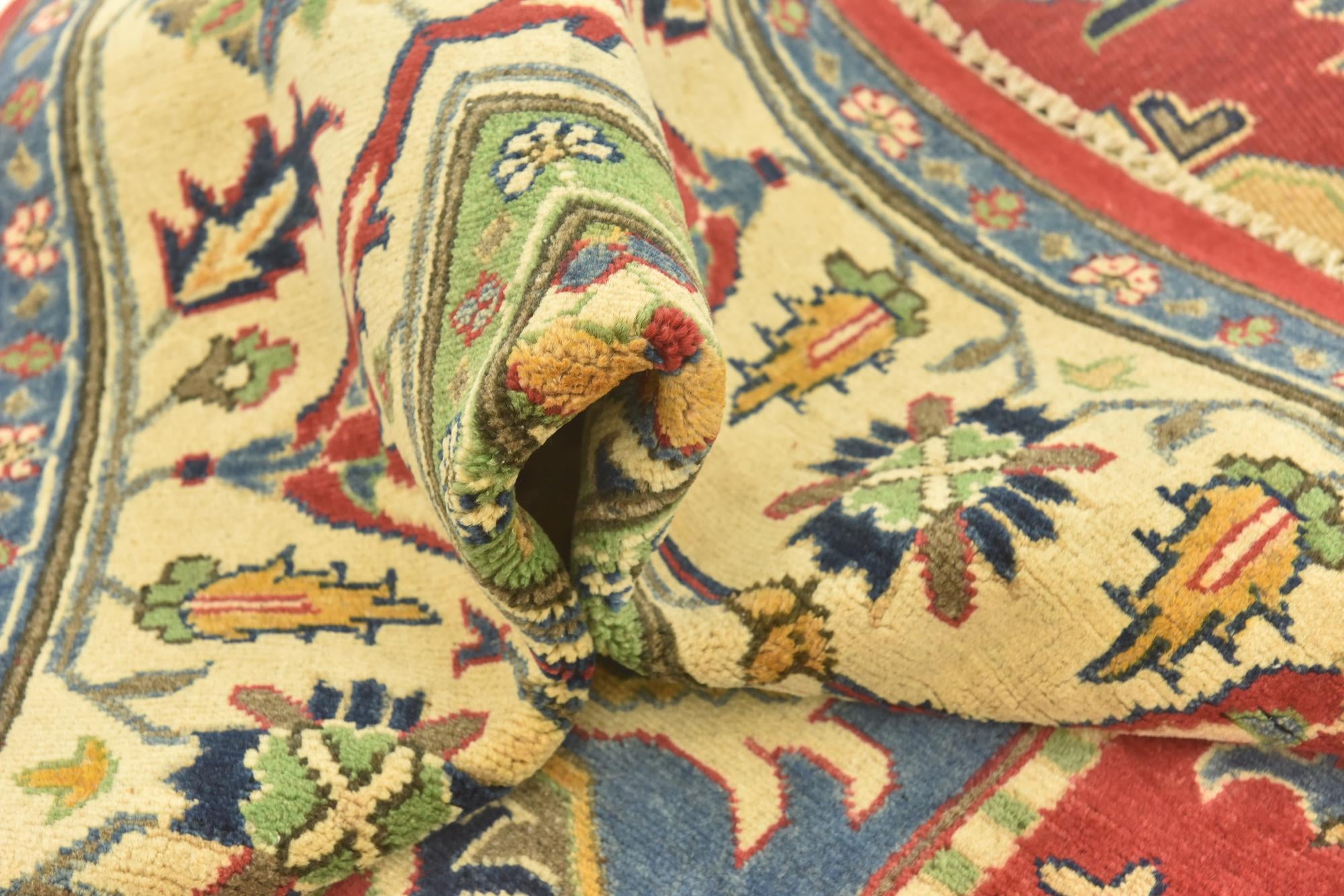 6' 8 x 9' 6 Hand Knotted Kazak Rug
