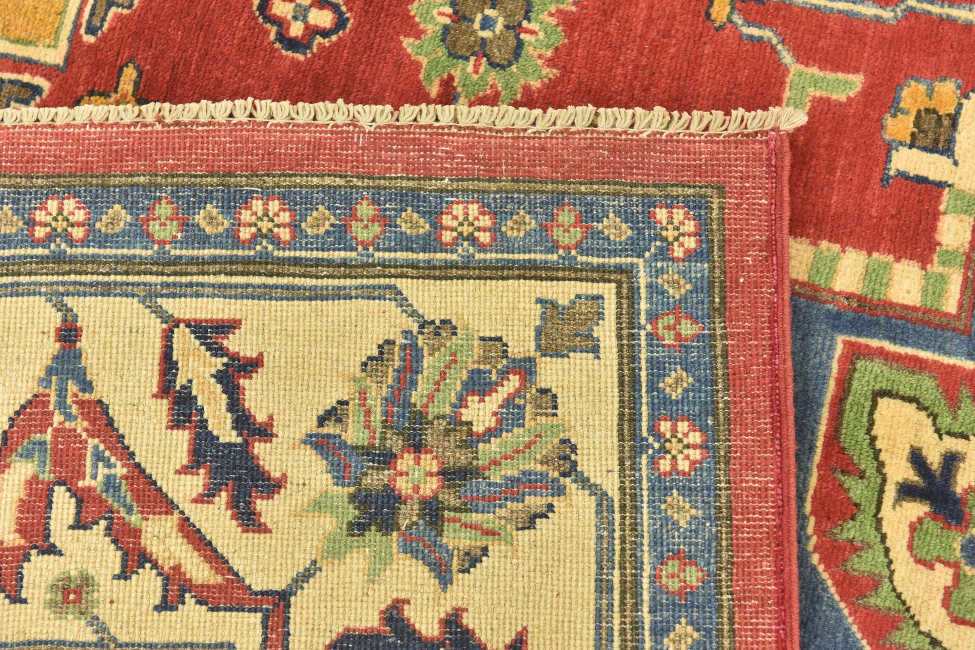 6' 8 x 9' 6 Hand Knotted Kazak Rug