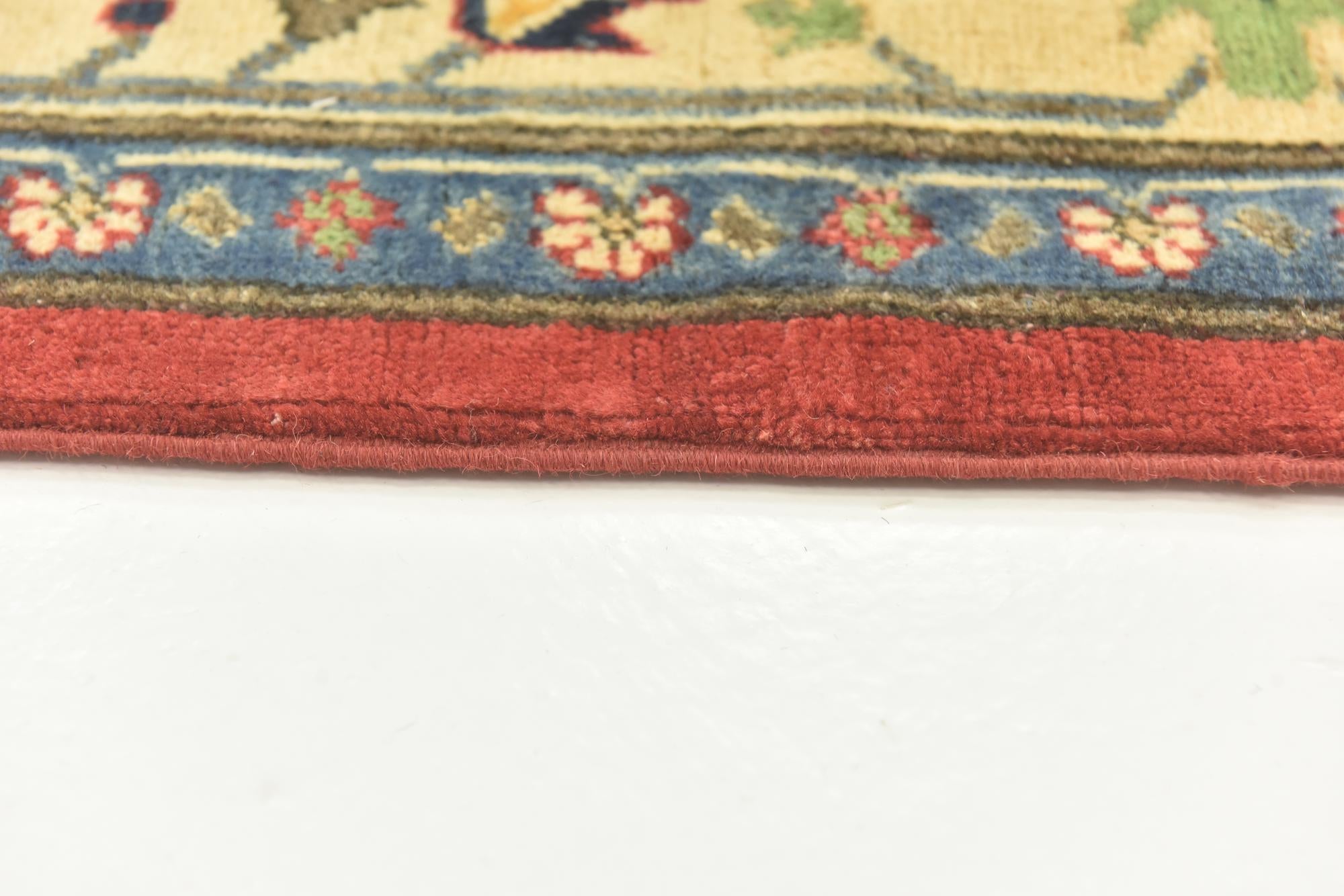 6' 8 x 9' 6 Hand Knotted Kazak Rug