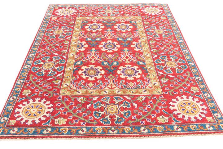 150cm x 245cm Handgeknüpft Kazak Teppich