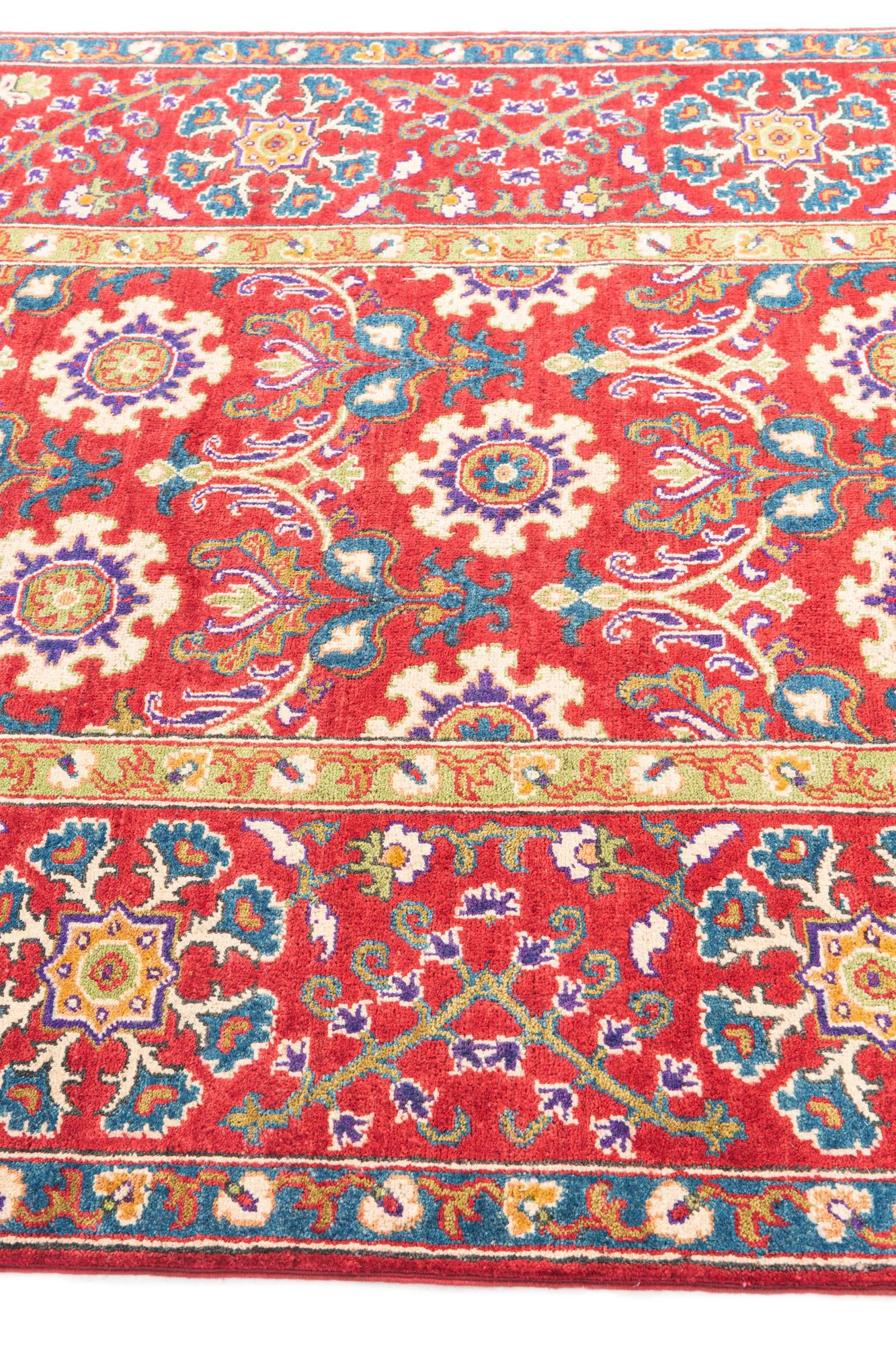 5' x 8' Hand Knotted Kazak Rug