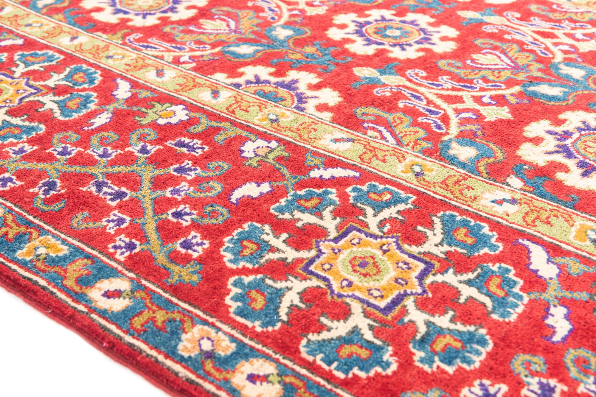 5' x 8' Hand Knotted Kazak Rug