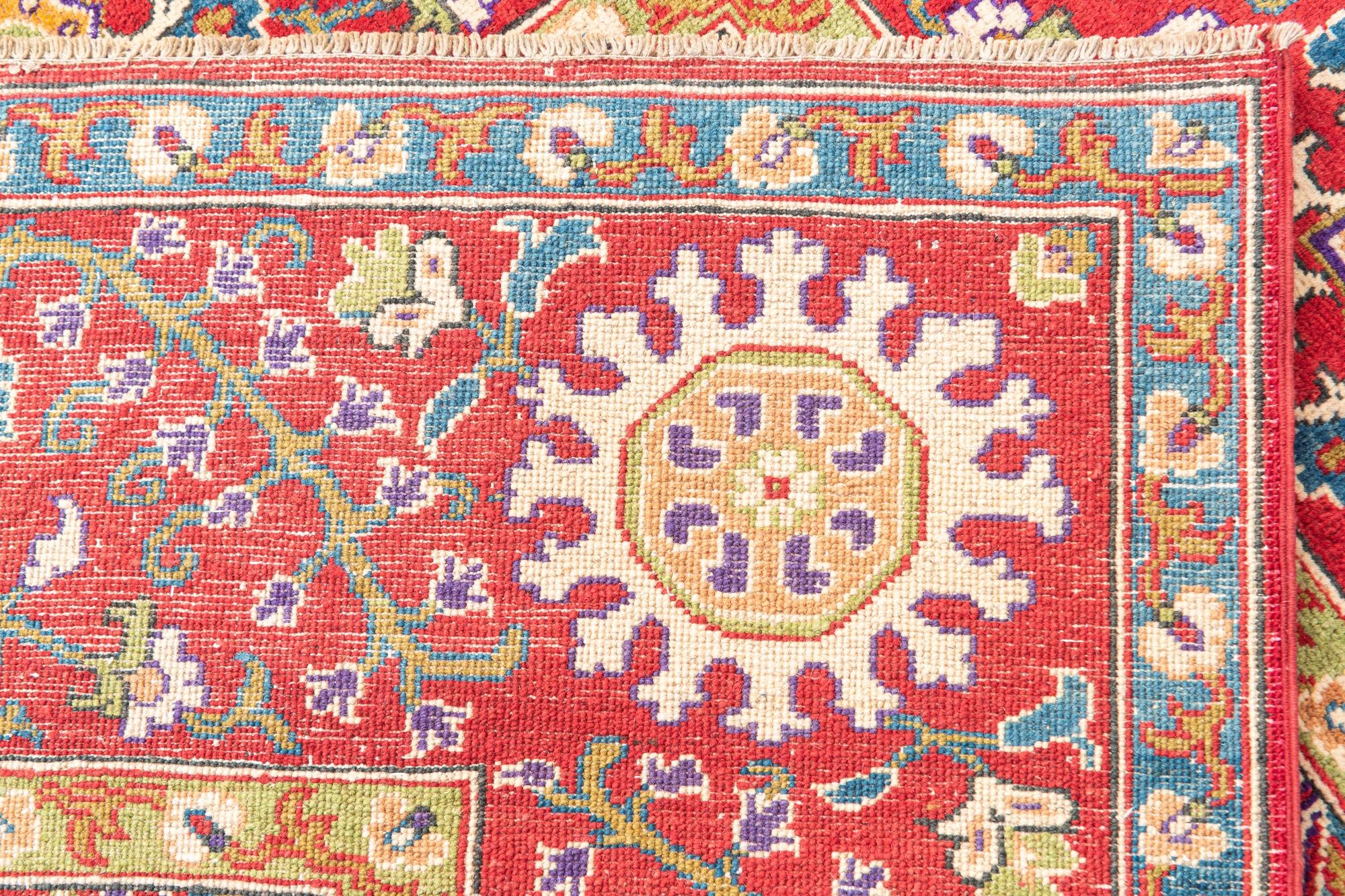 5' x 8' Hand Knotted Kazak Rug