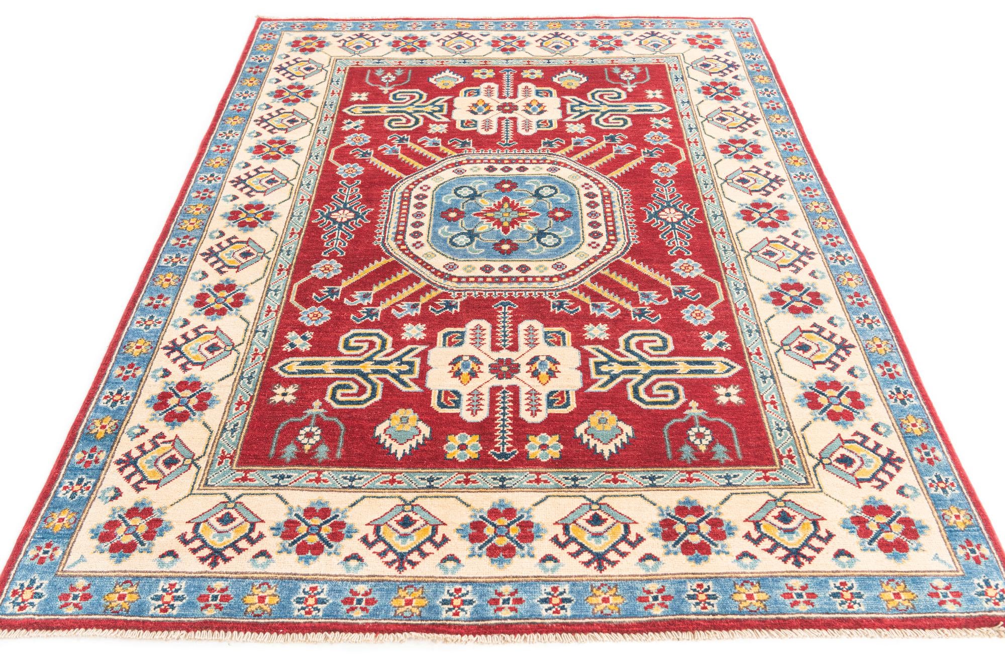 5' x 6' 9 Hand Knotted Kazak Rug