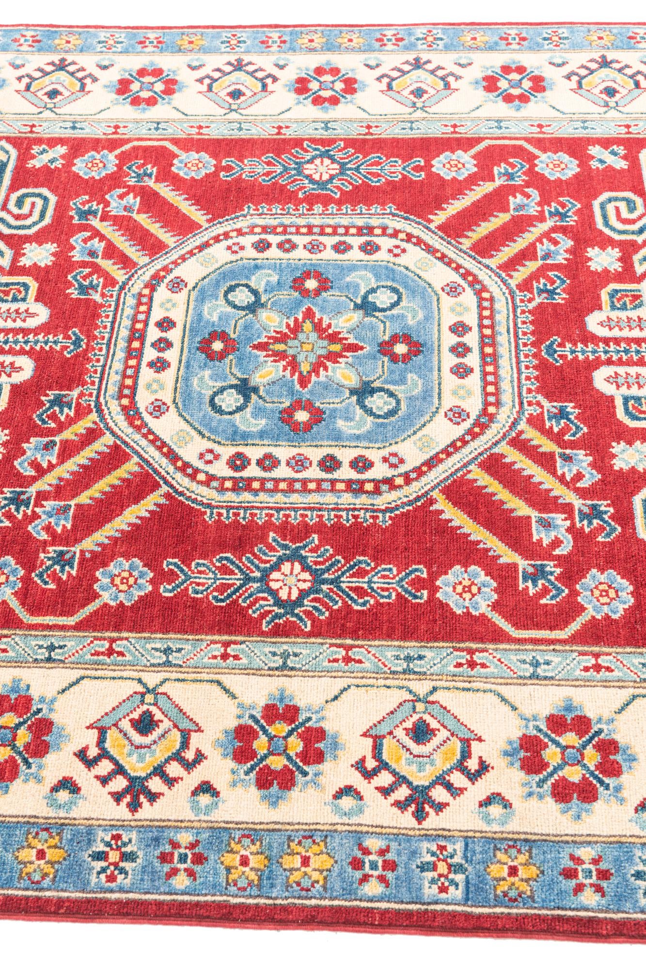 5' x 6' 9 Hand Knotted Kazak Rug