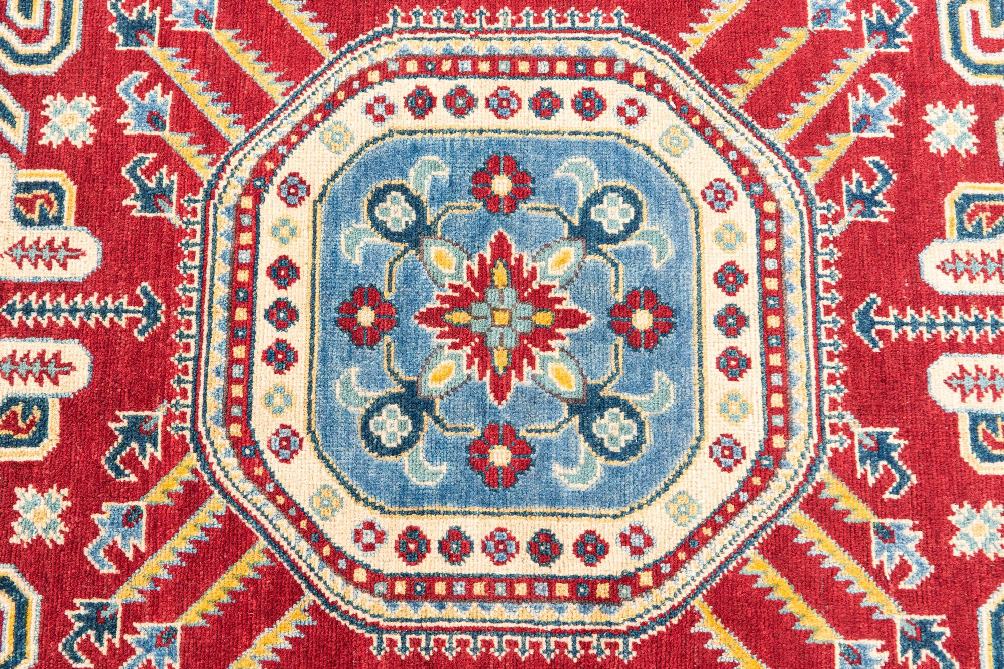 5' x 6' 9 Hand Knotted Kazak Rug