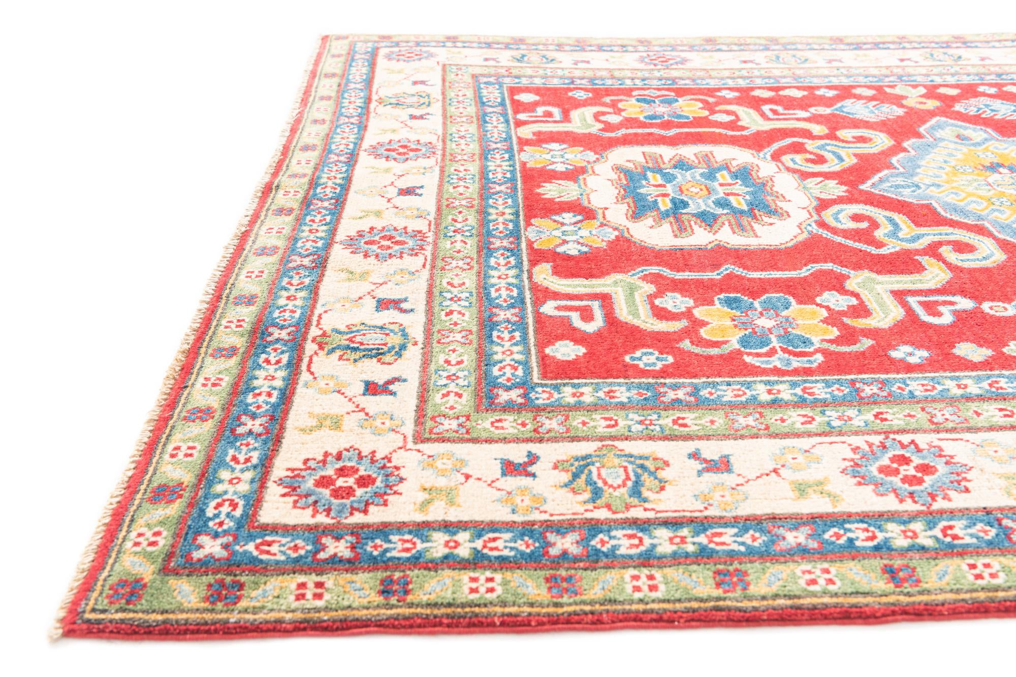 5' x 6' 6 Hand Knotted Kazak Rug