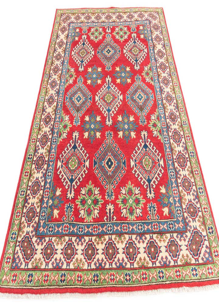 5' 1 x 7' Hand Knotted Kazak Rug