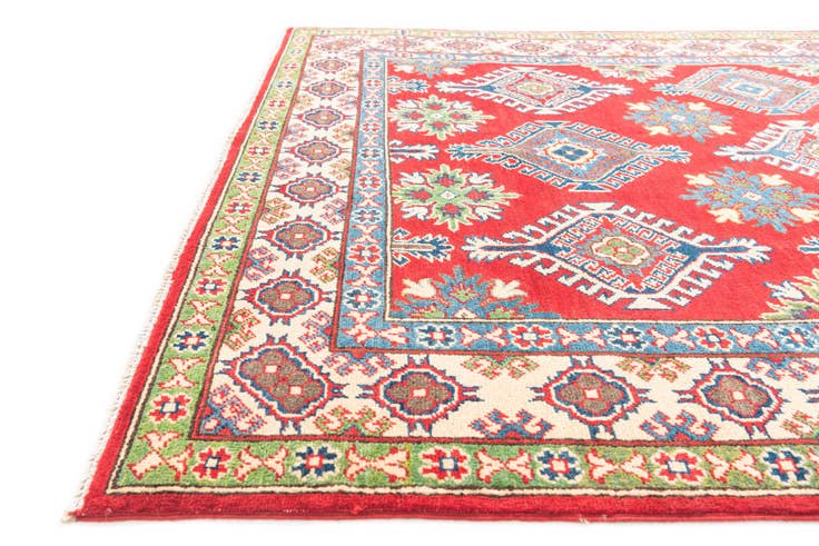 Detail image of 5' 1 x 7' Hand Knotted Kazak Rug