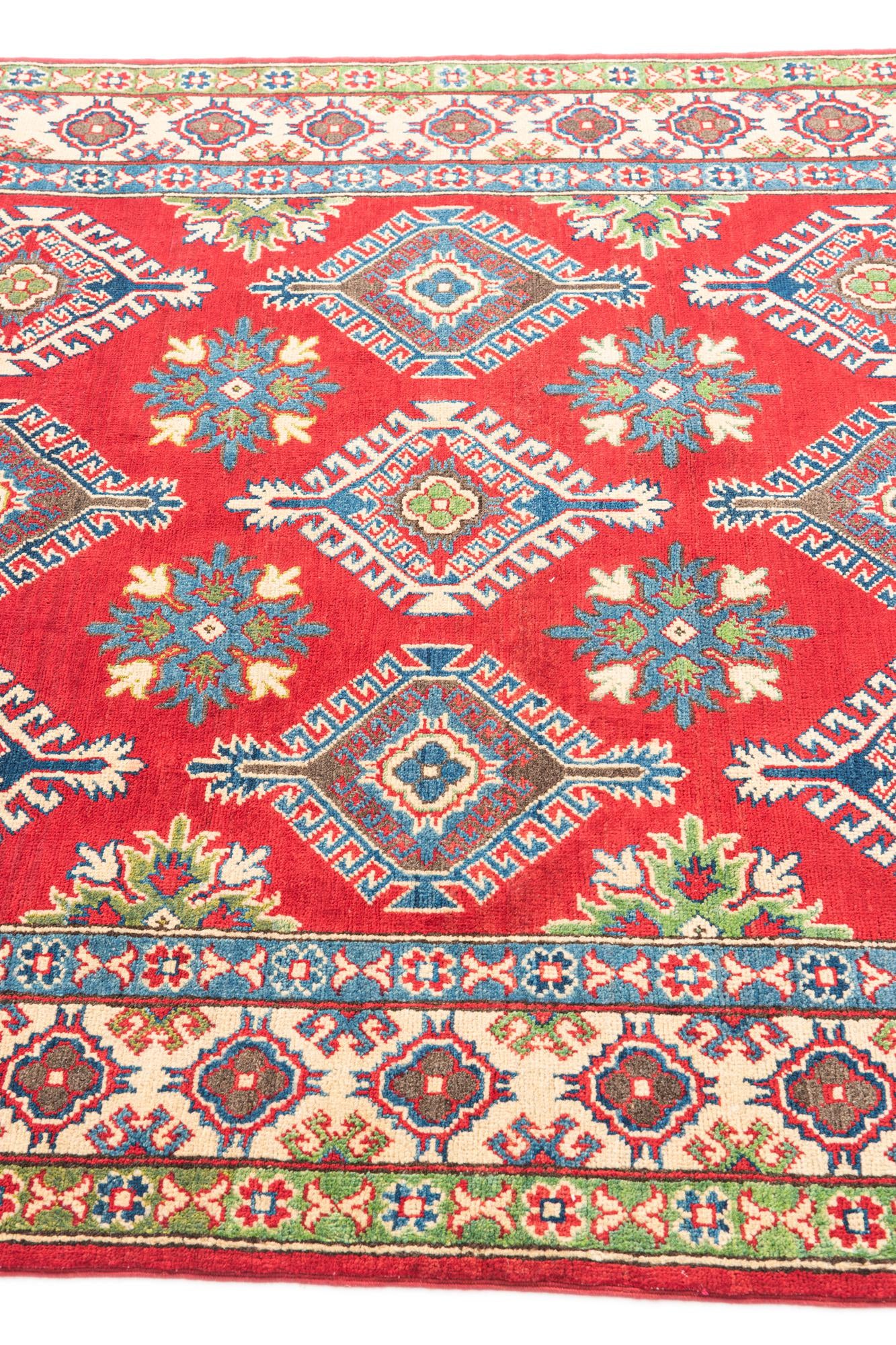 5' 1 x 7' Hand Knotted Kazak Rug