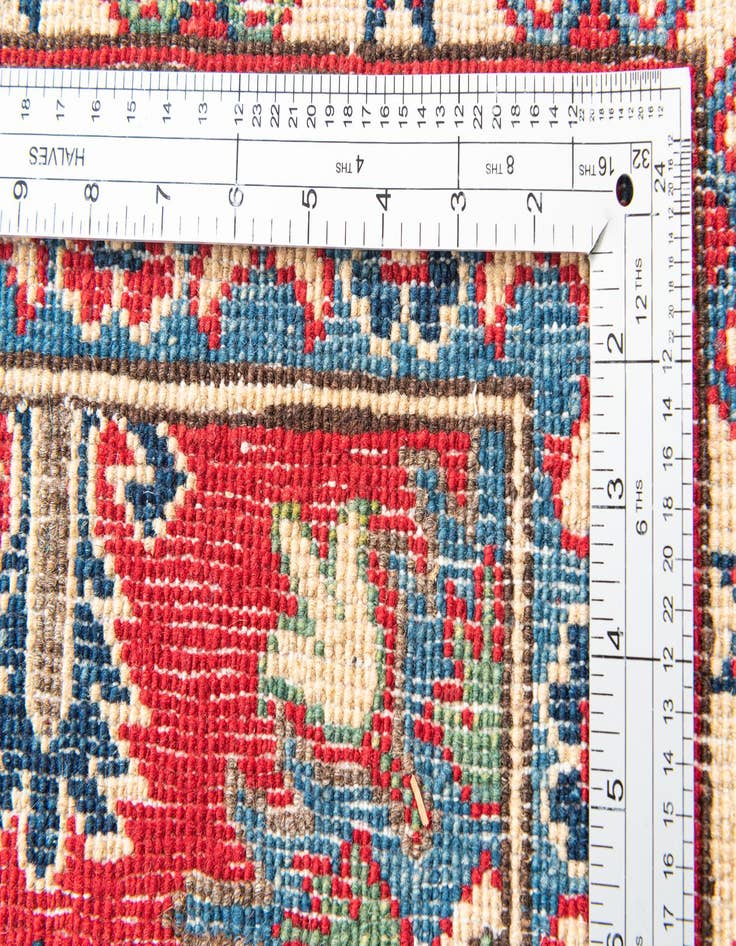 Detail image of 5' 1 x 7'  Hand Knotted Kazak Rug