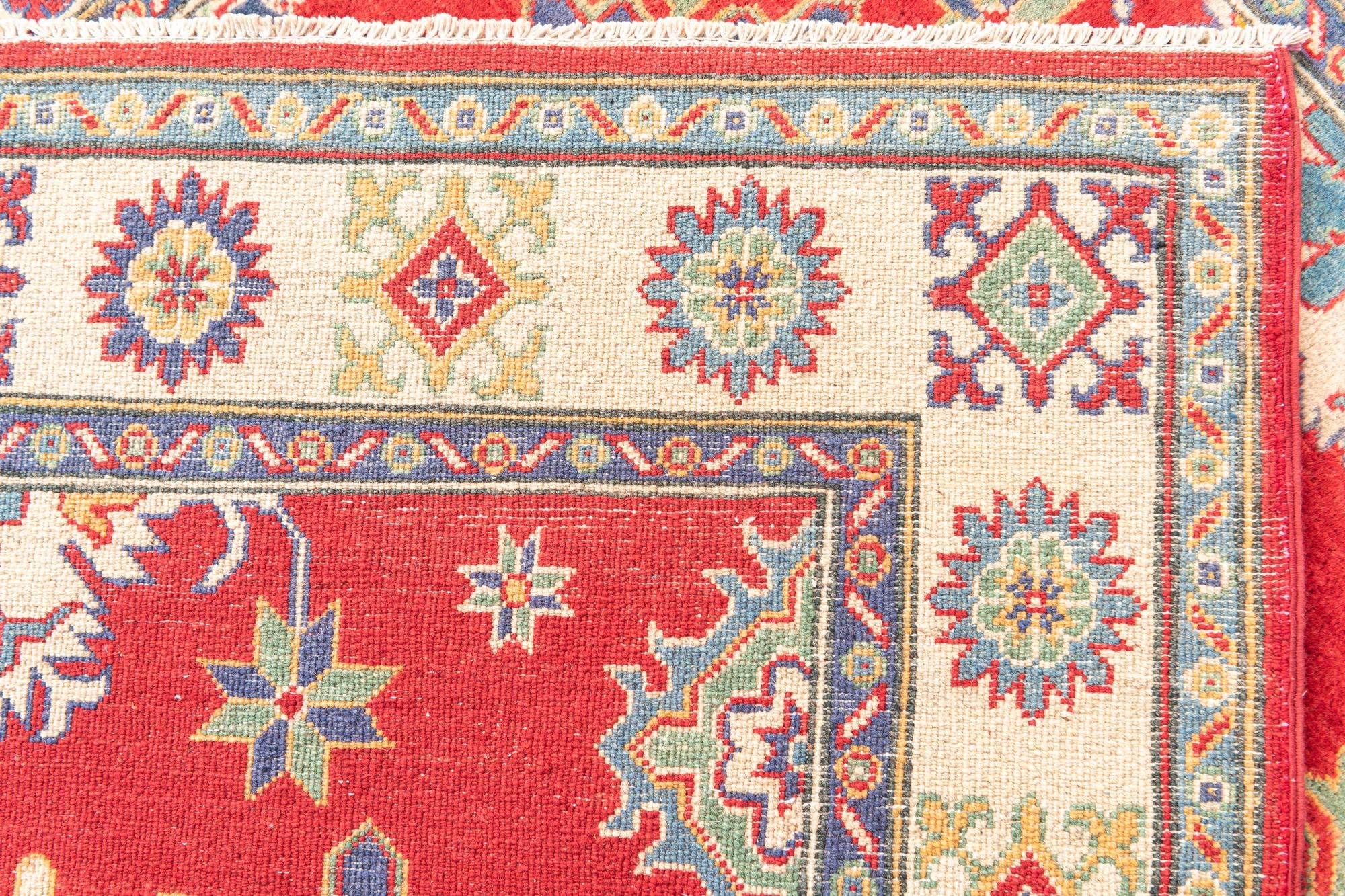 5' x 7' Hand Knotted Kazak Rug