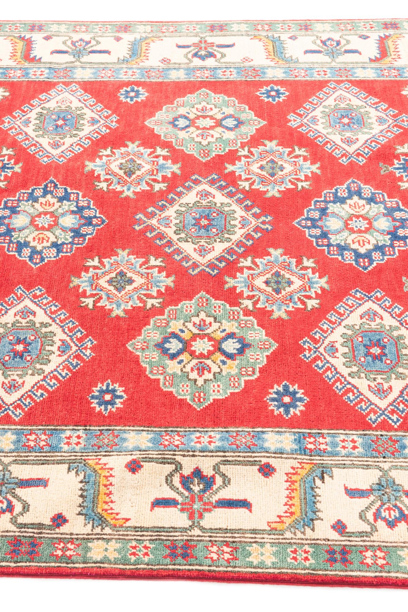 4' 10 x 7' Hand Knotted Kazak Rug