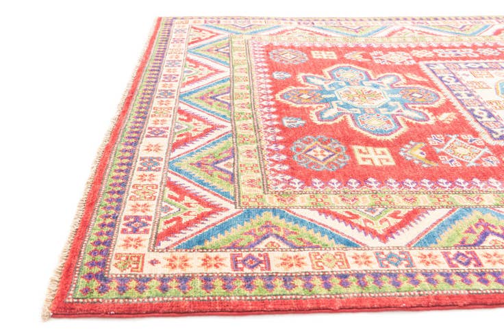 Detail image of 4' 10 x 7' 1 Hand Knotted Kazak Rug