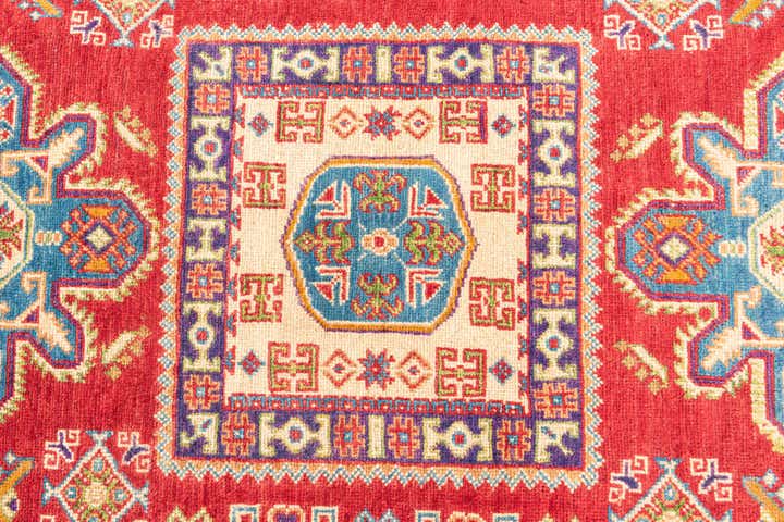 4' 10 x 7' 1 Hand Knotted Kazak Rug