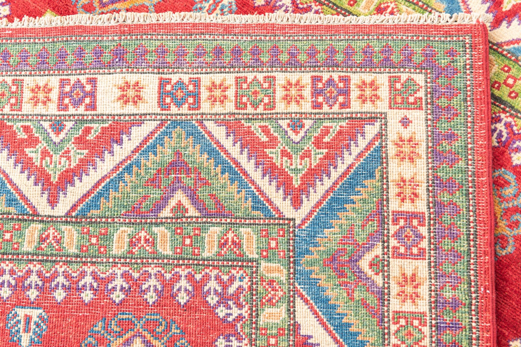 4' 10 x 7' 1 Hand Knotted Kazak Rug
