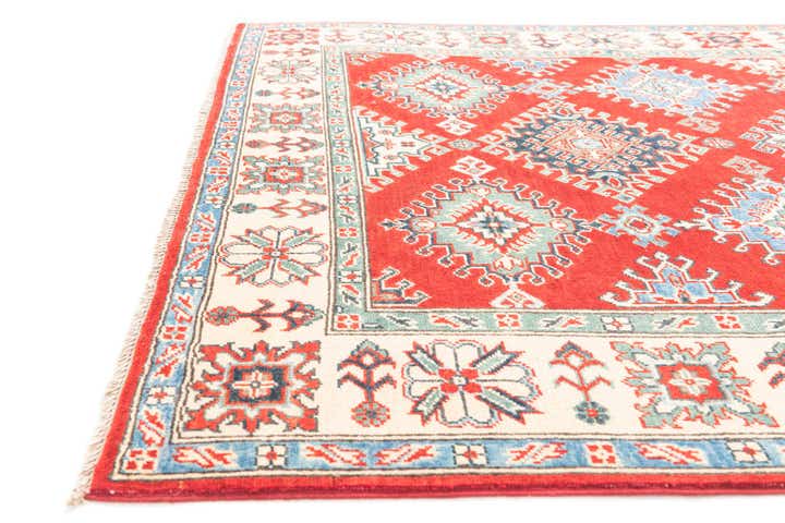 5' x 7' 1 Hand Knotted Kazak Rug