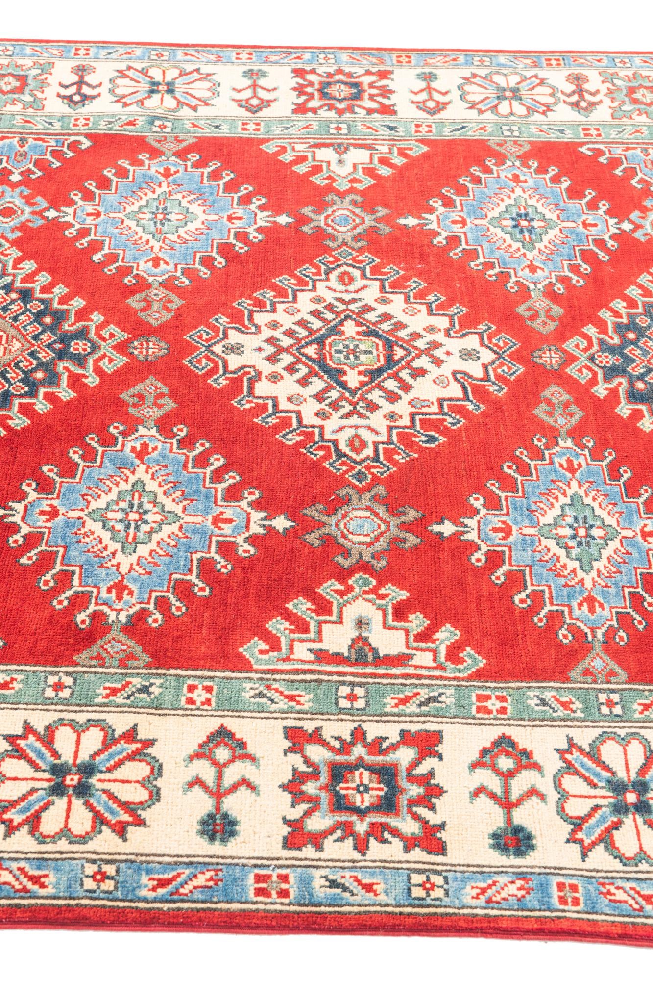 5' x 7' 1 Hand Knotted Kazak Rug