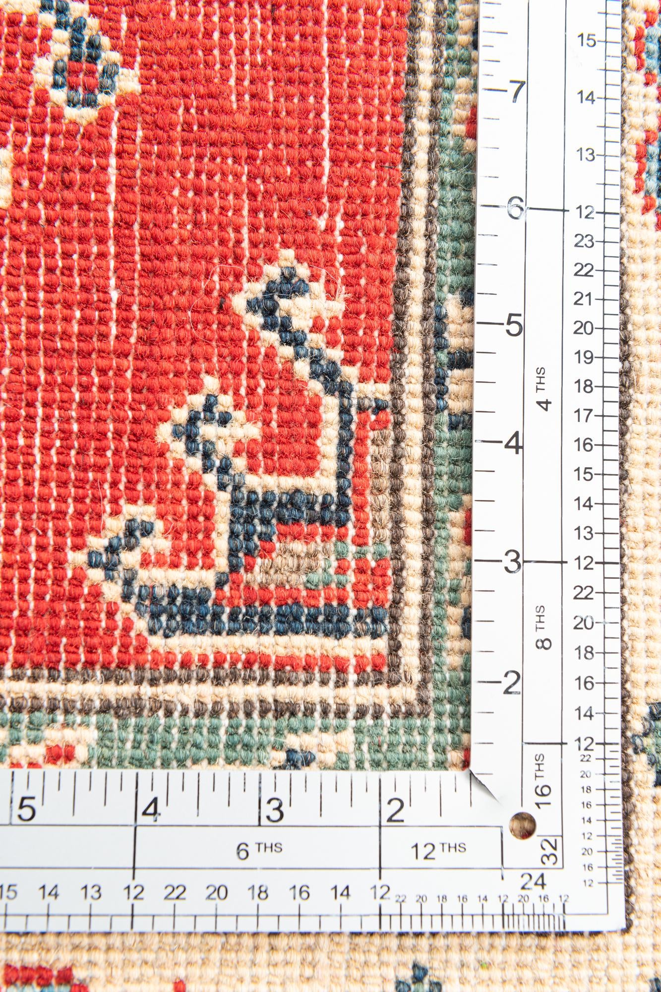 5' x 7' 1 Hand Knotted Kazak Rug