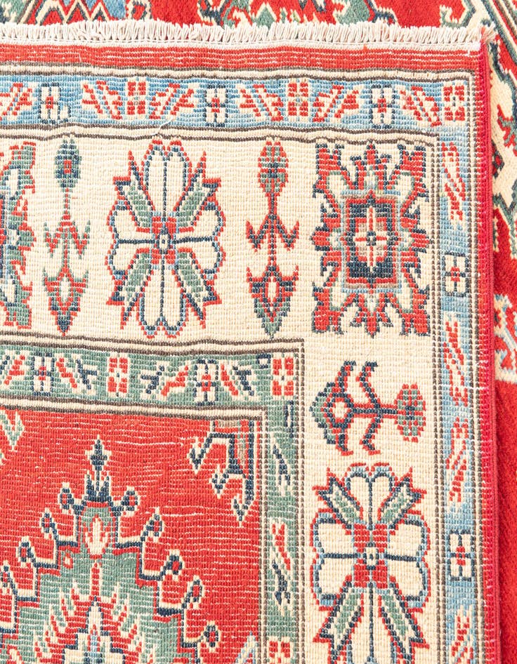 Detail image of 5' x 7' 1  Hand Knotted Kazak Rug