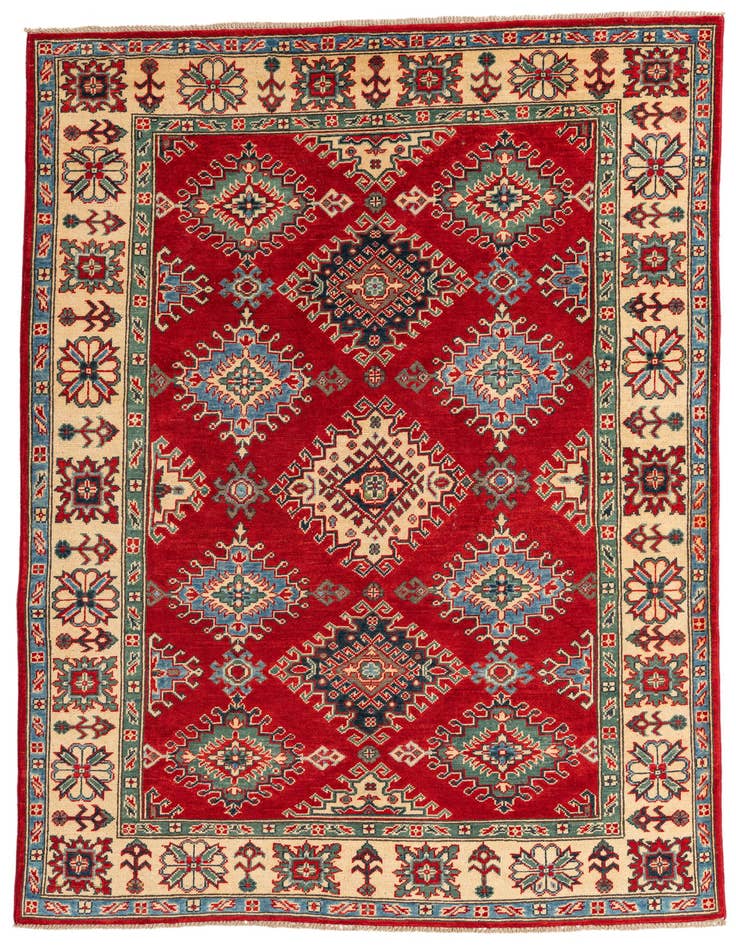 Detail image of 5' x 7' 1 Hand Knotted Kazak Rug