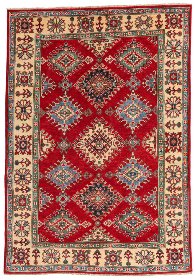 Detail image of 5' x 7' 1 Hand Knotted Kazak Rug