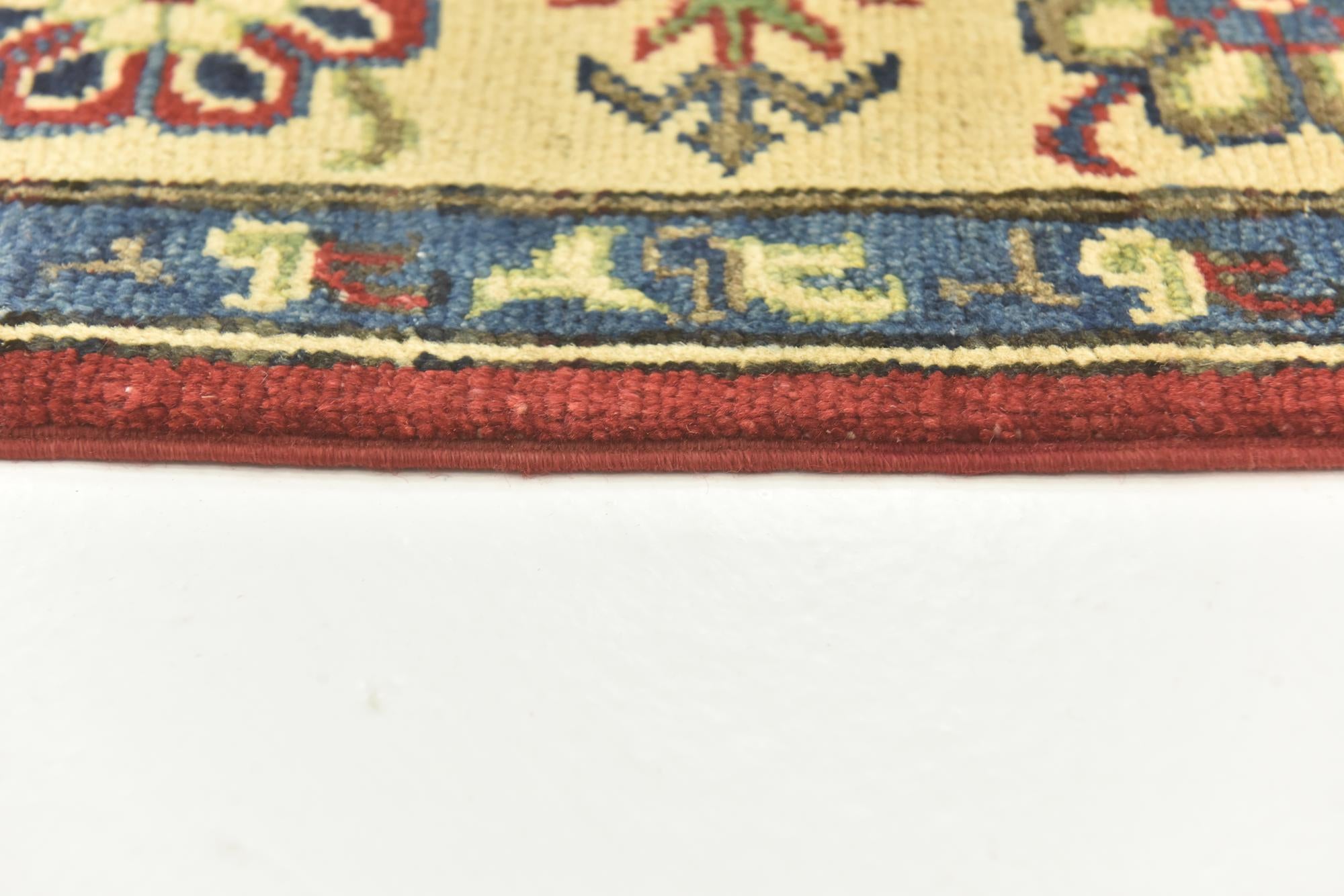 5' 8 x 8' Hand Knotted Kazak Rug