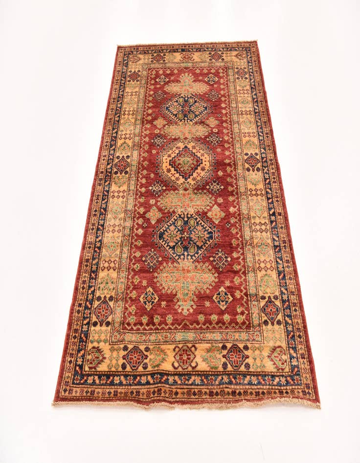 Detail image of 4' x 5' 10  Hand Knotted Kazak Oriental Rug