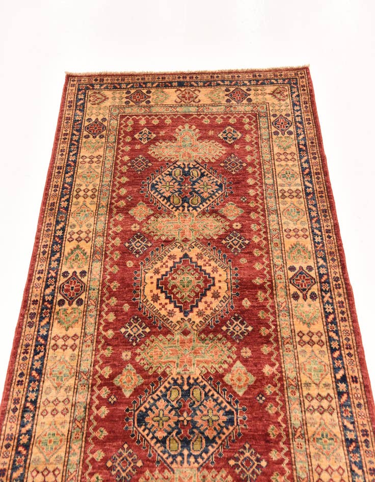 Detail image of 4' x 5' 10  Hand Knotted Kazak Oriental Rug