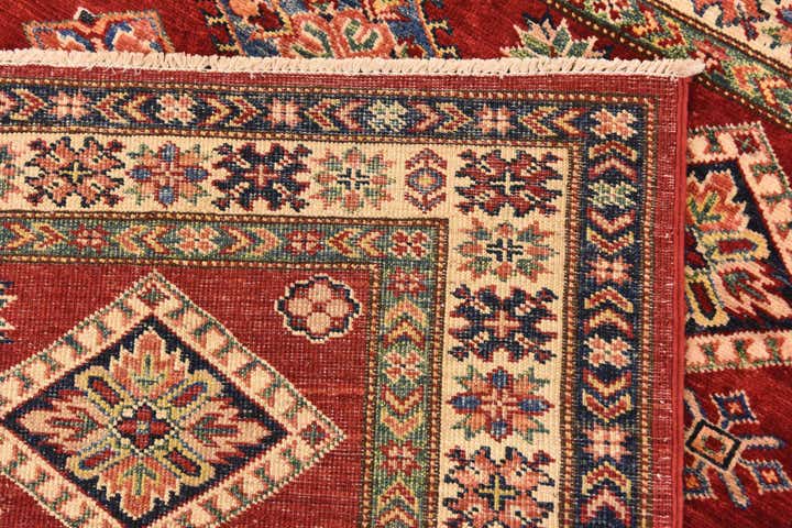 4' 1 x 5' 9 Hand Knotted Kazak Oriental Rug