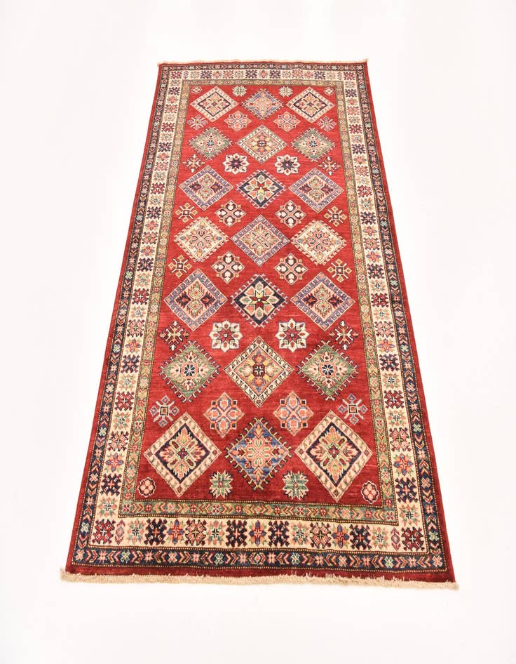 Detail image of 4' 1 x 5' 9  Hand Knotted Kazak Oriental Rug