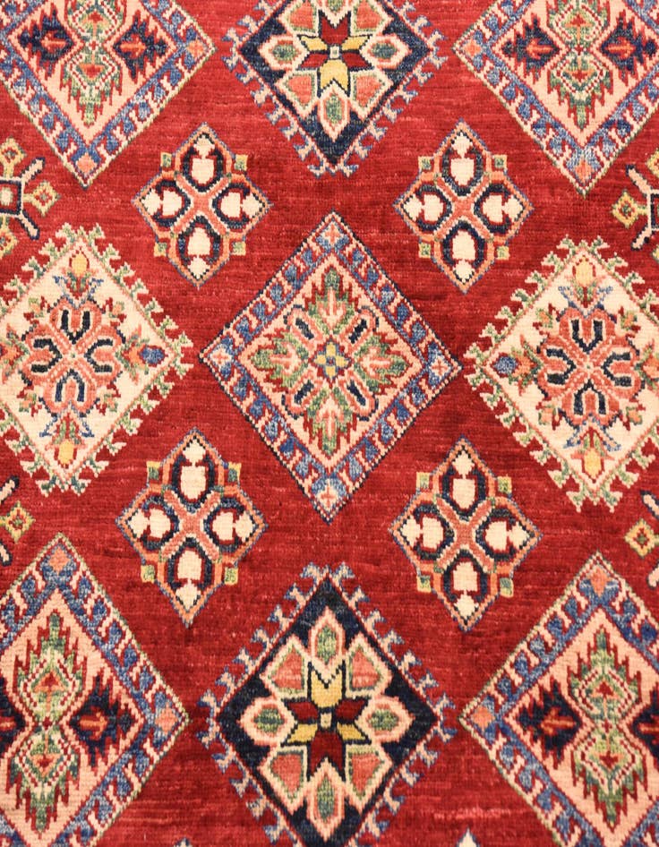 Detail image of 4' 1 x 5' 9  Hand Knotted Kazak Oriental Rug