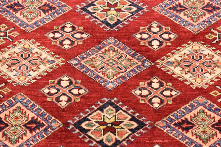 4' 1 x 5' 9 Hand Knotted Kazak Oriental Rug