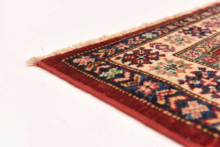 4' 1 x 5' 9 Hand Knotted Kazak Oriental Rug