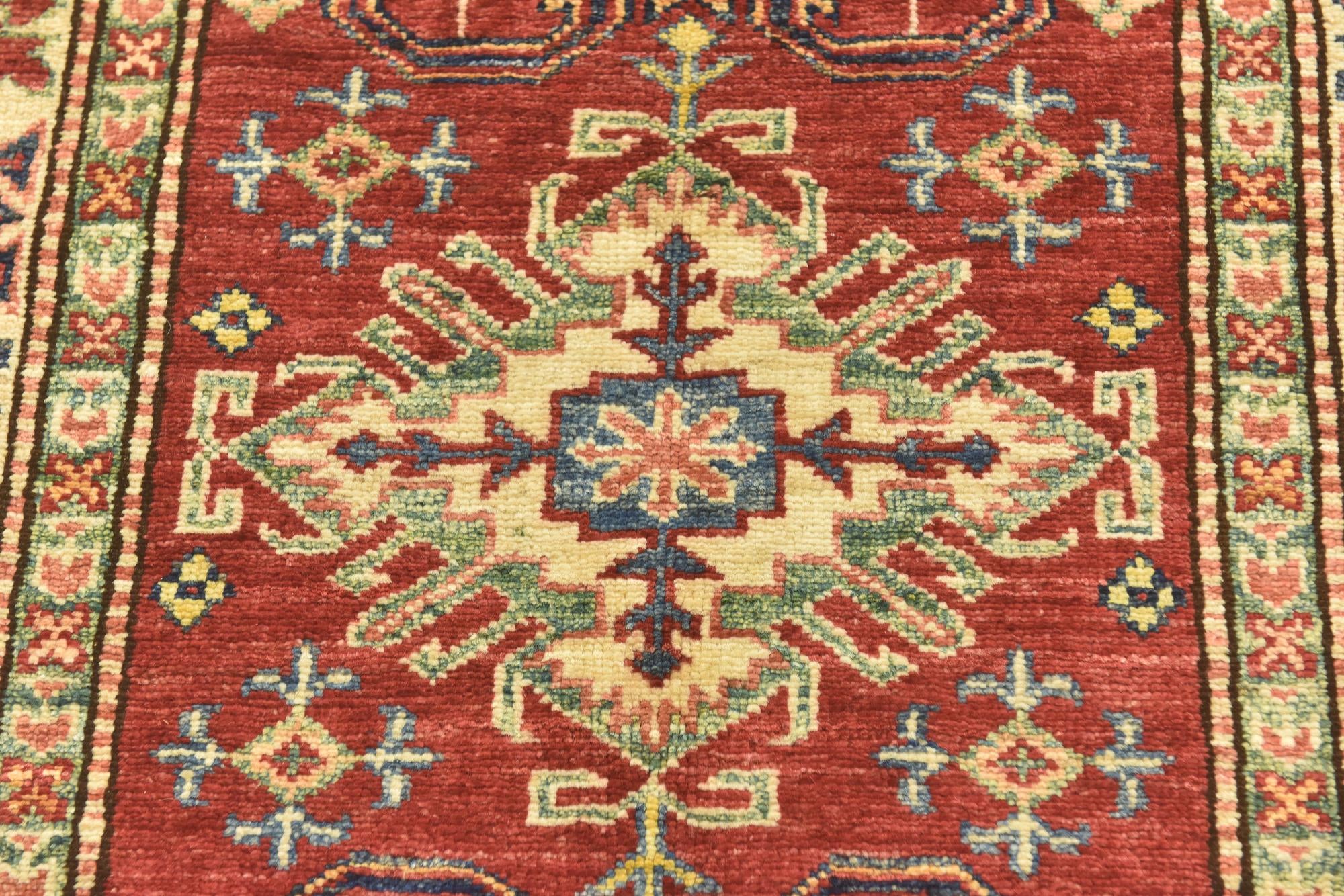 2' 8 x 4' 1 Hand Knotted Kazak Oriental Rug