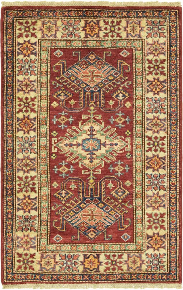 2' 8 x 4' 1 Hand Knotted Kazak Oriental Rug