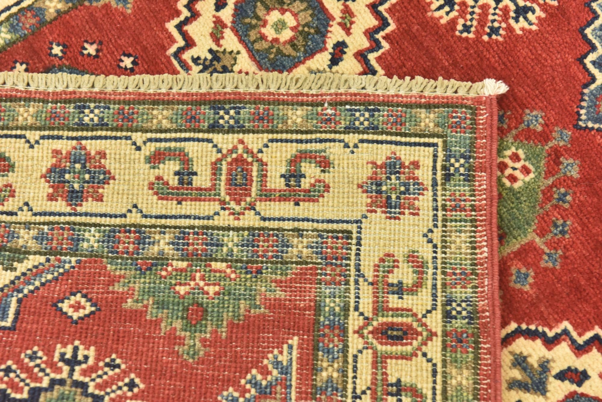 2' 9 x 4' Hand Knotted Kazak Rug