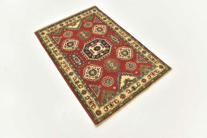 2' 9 x 4' Hand Knotted Kazak Rug