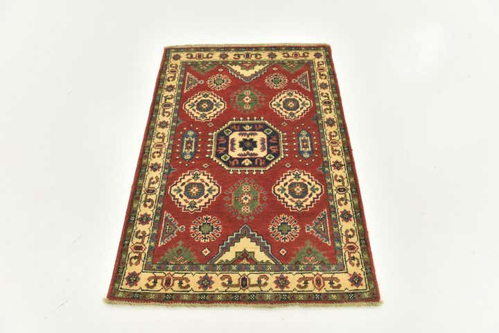 2' 9 x 4' Hand Knotted Kazak Rug