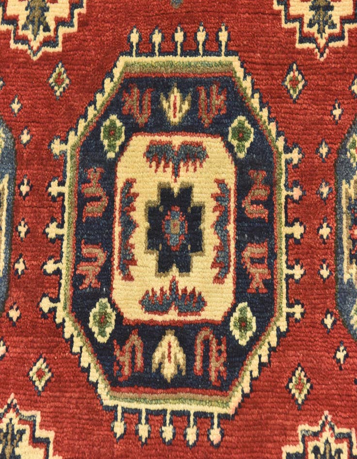 Detail image of 2' 9 x 4'  Hand Knotted Kazak Rug